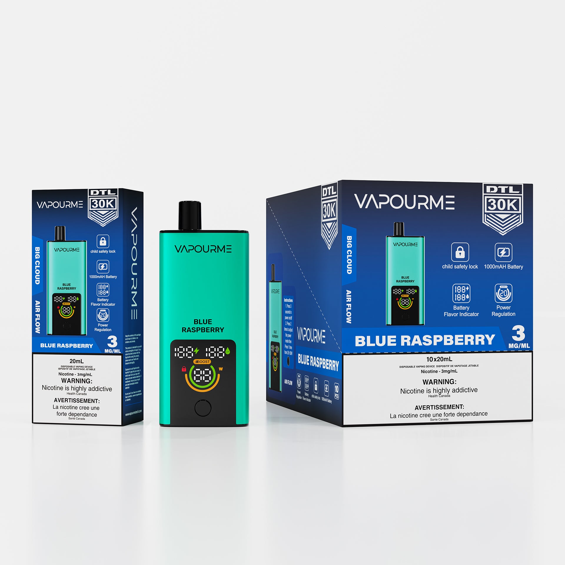 Vapourme DTL Disposable: 30K