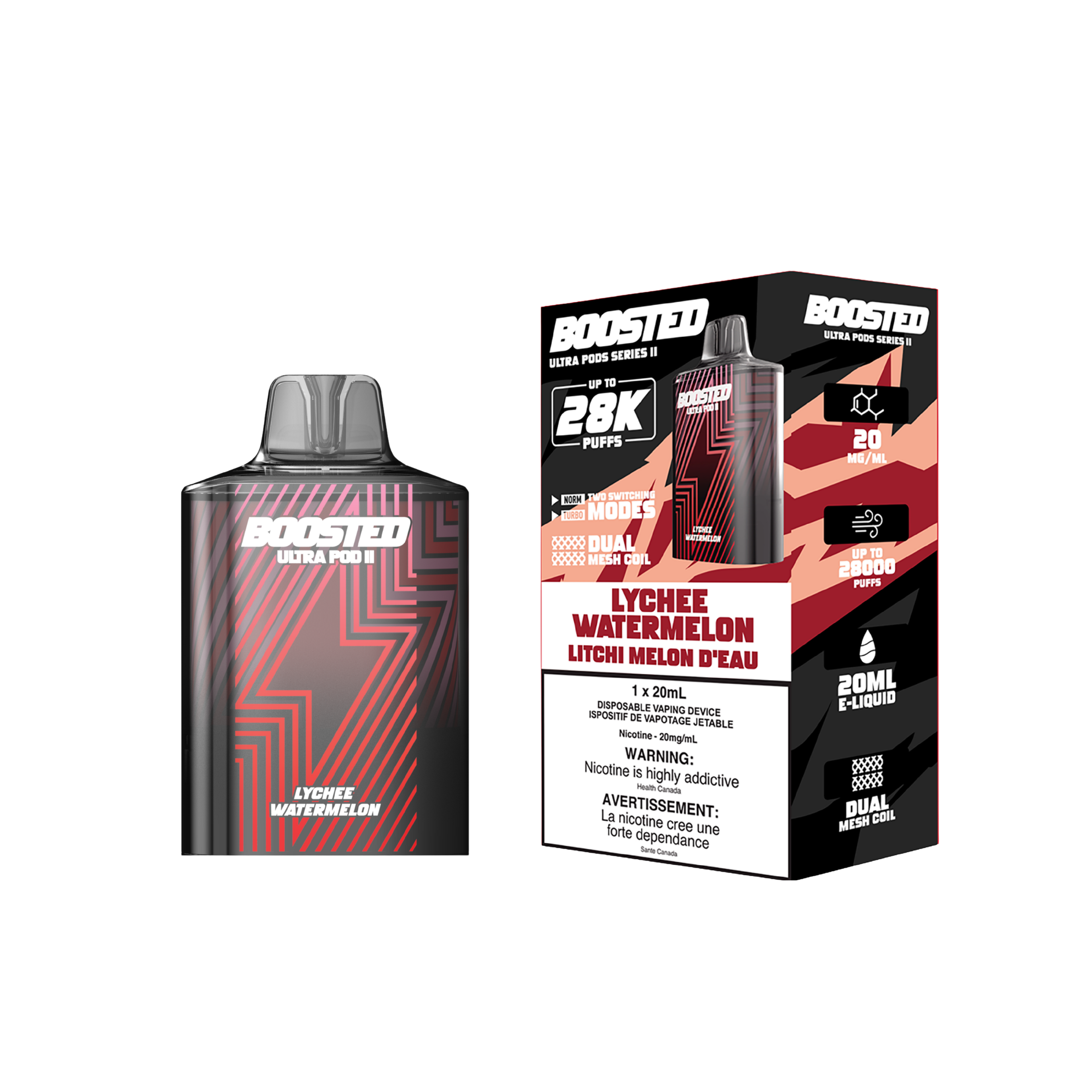 Boosted Pod: Ultra Series II - 28K Puff