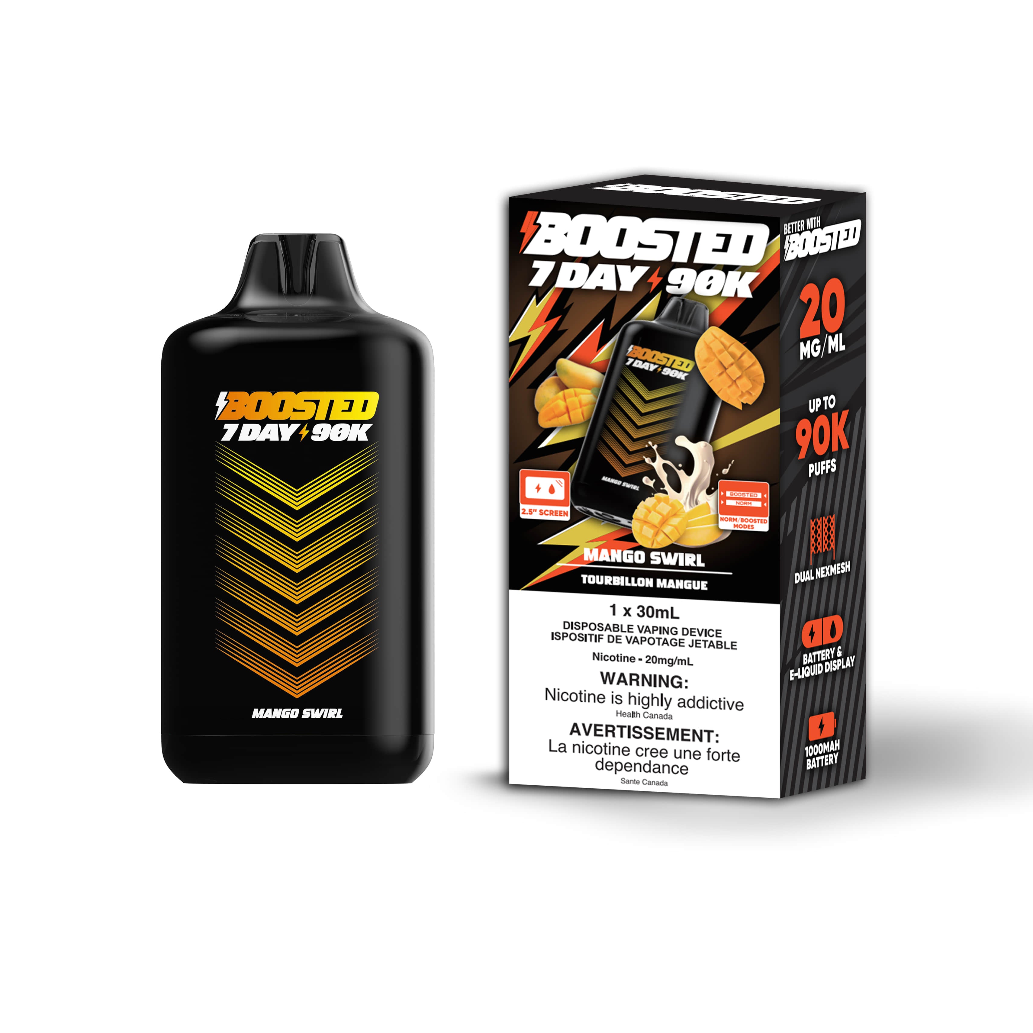 Boosted 7 Day 90K Disposable
