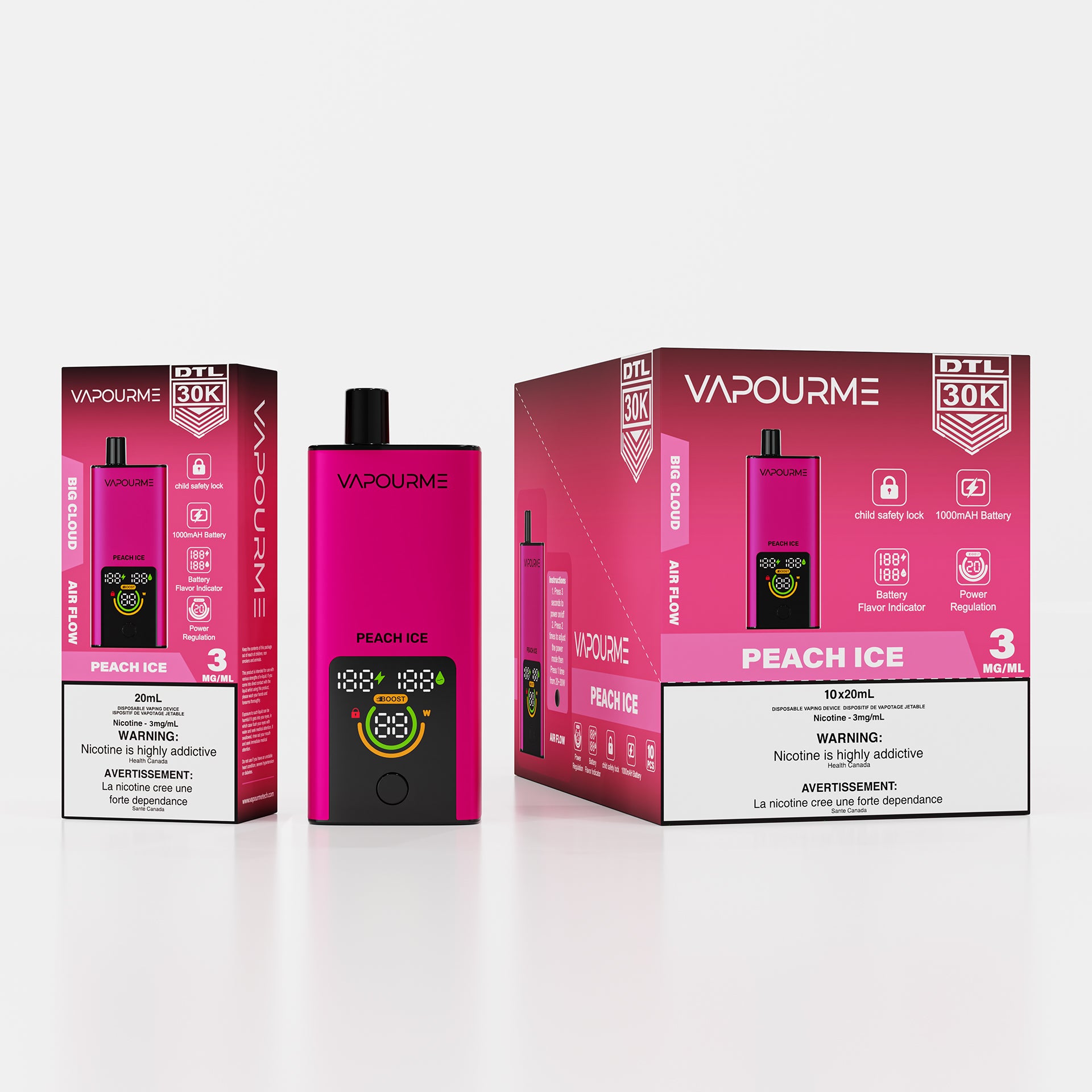 Vapourme DTL Disposable: 30K