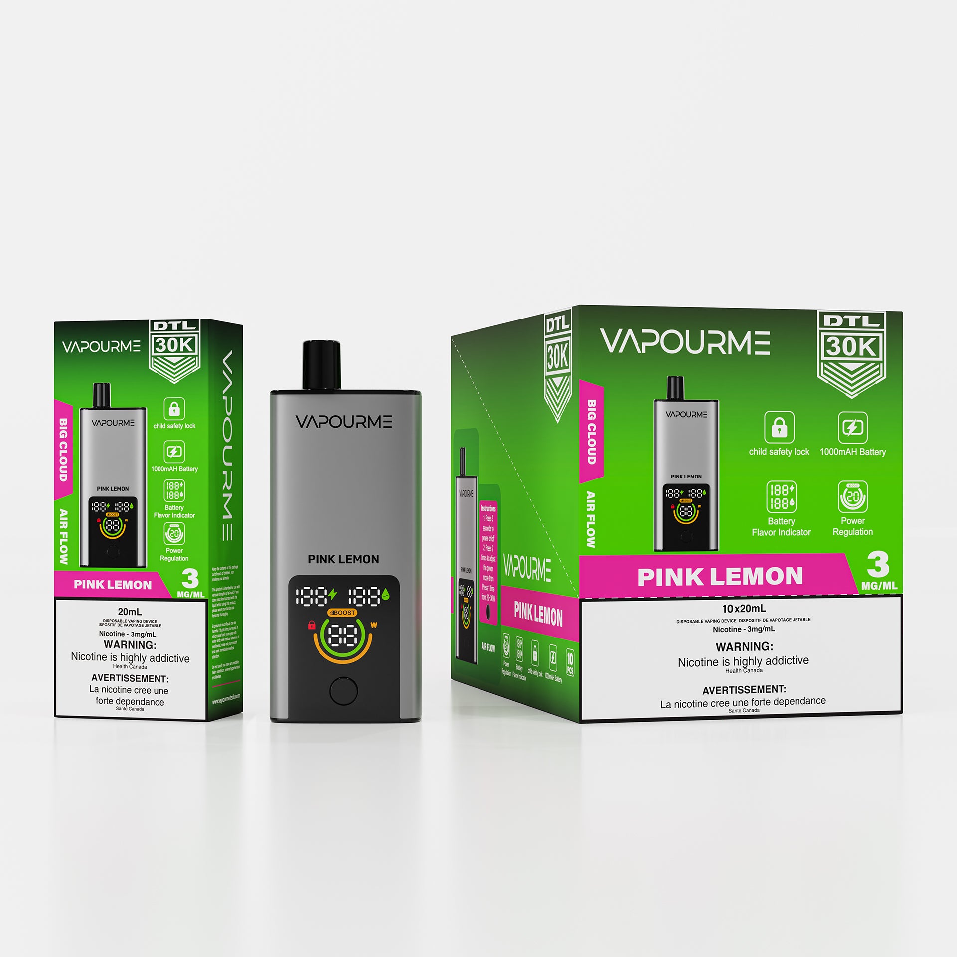 Vapourme DTL Disposable: 30K