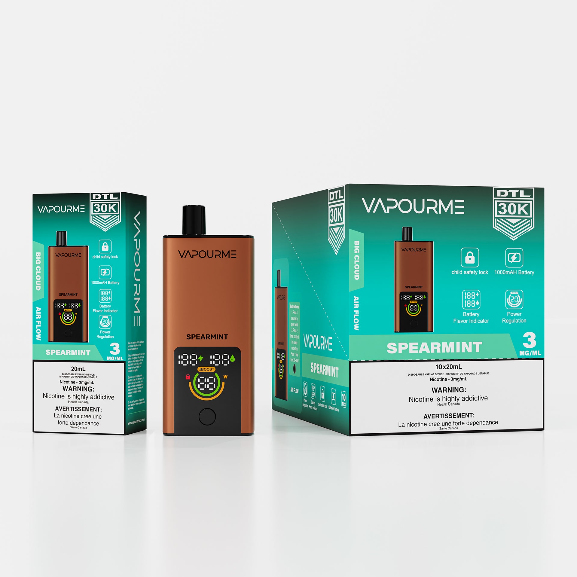 Vapourme DTL Disposable: 30K