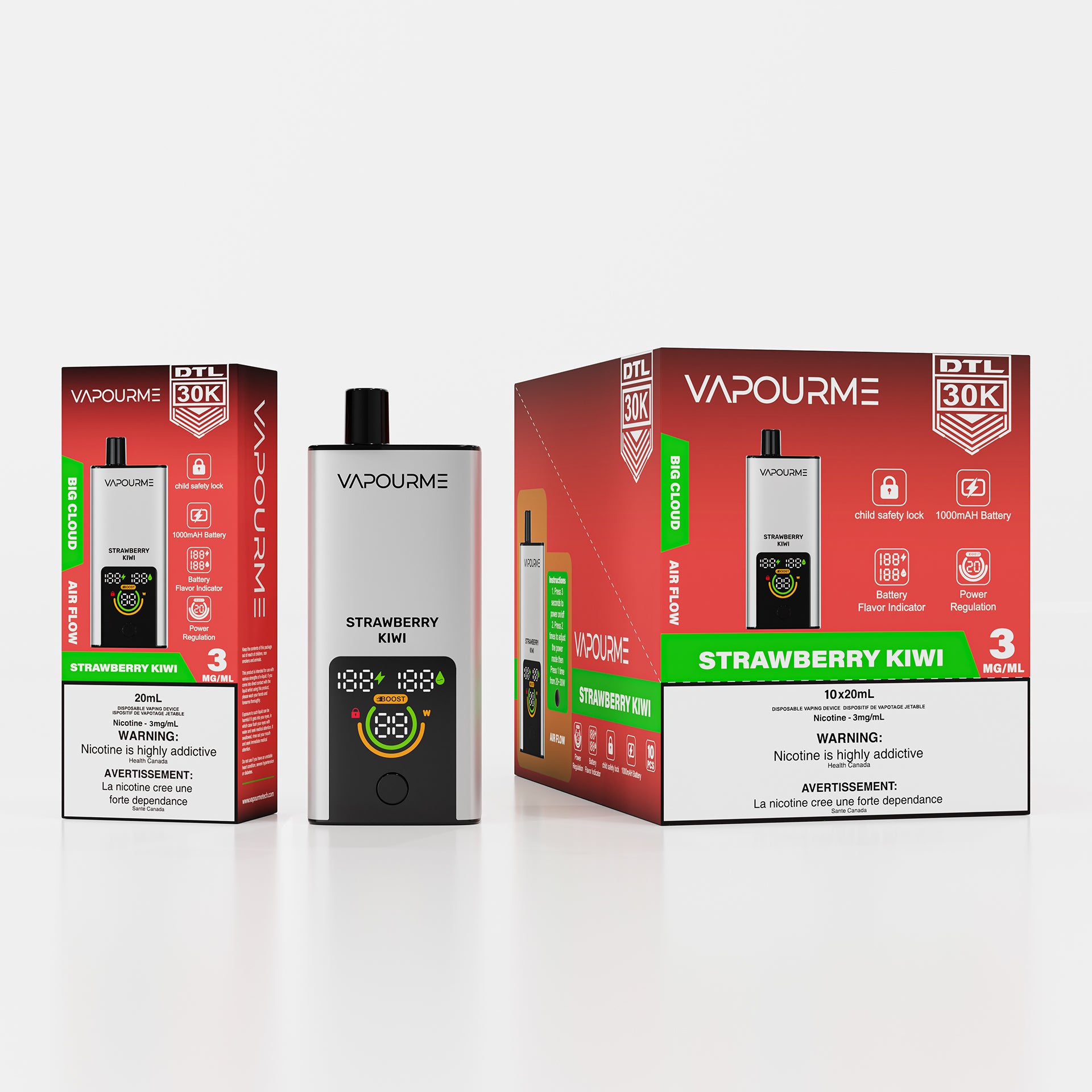 Vapourme DTL Disposable: 30K