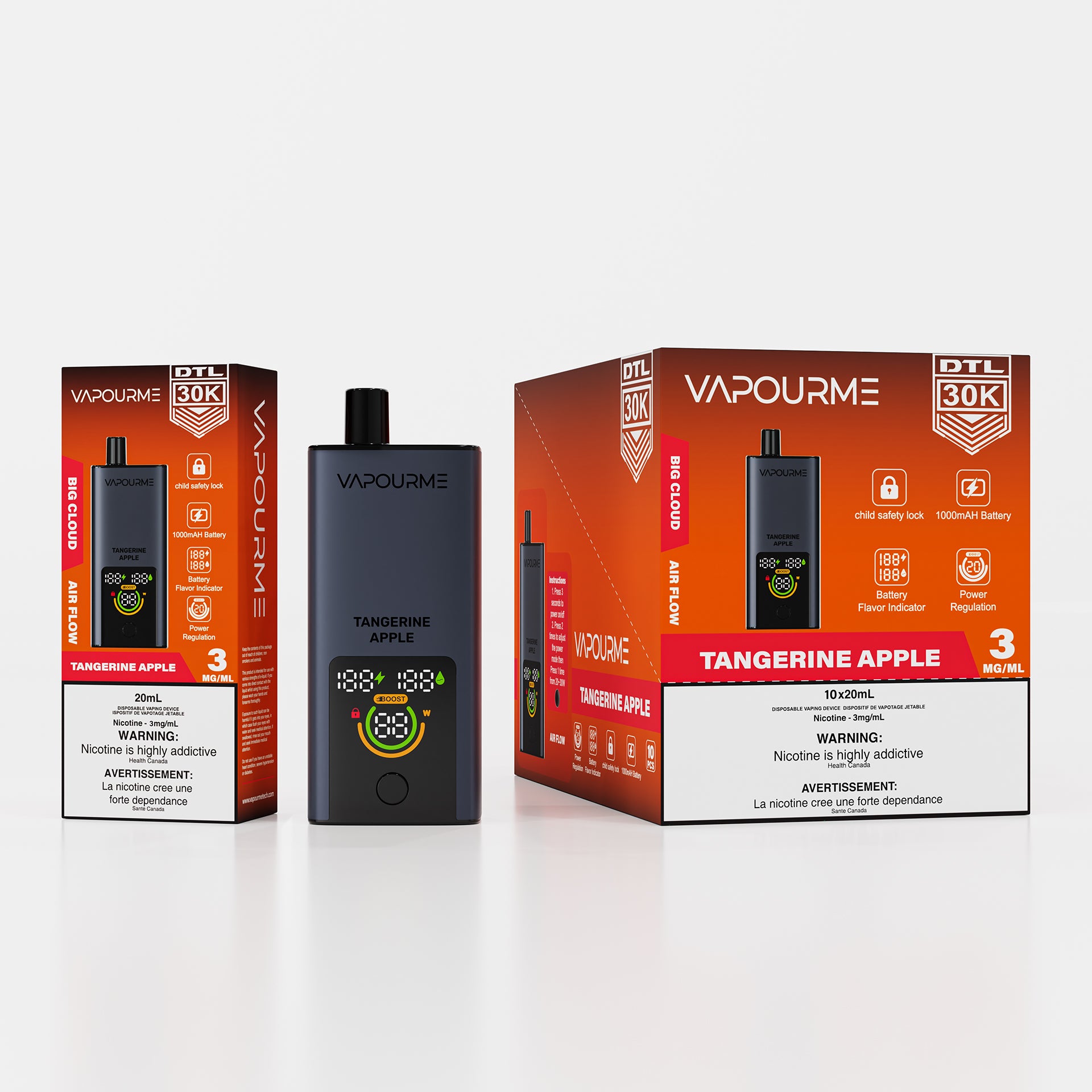 Vapourme DTL Disposable: 30K