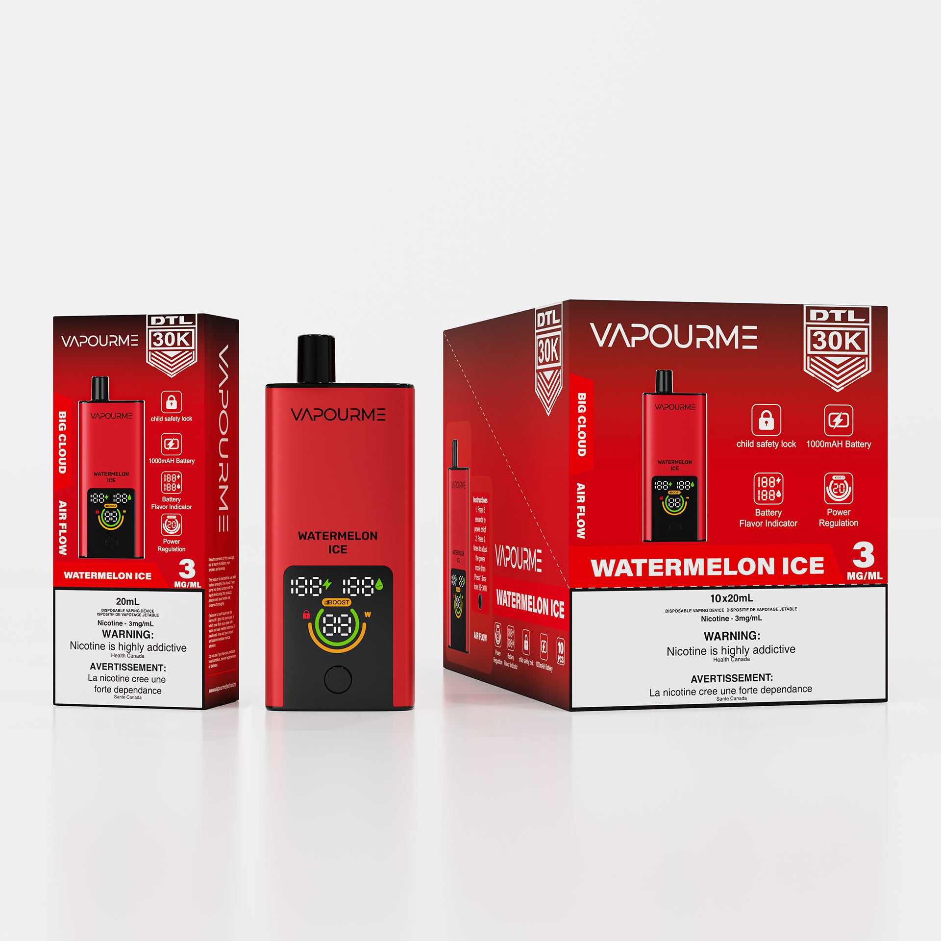Vapourme DTL Disposable: 30K