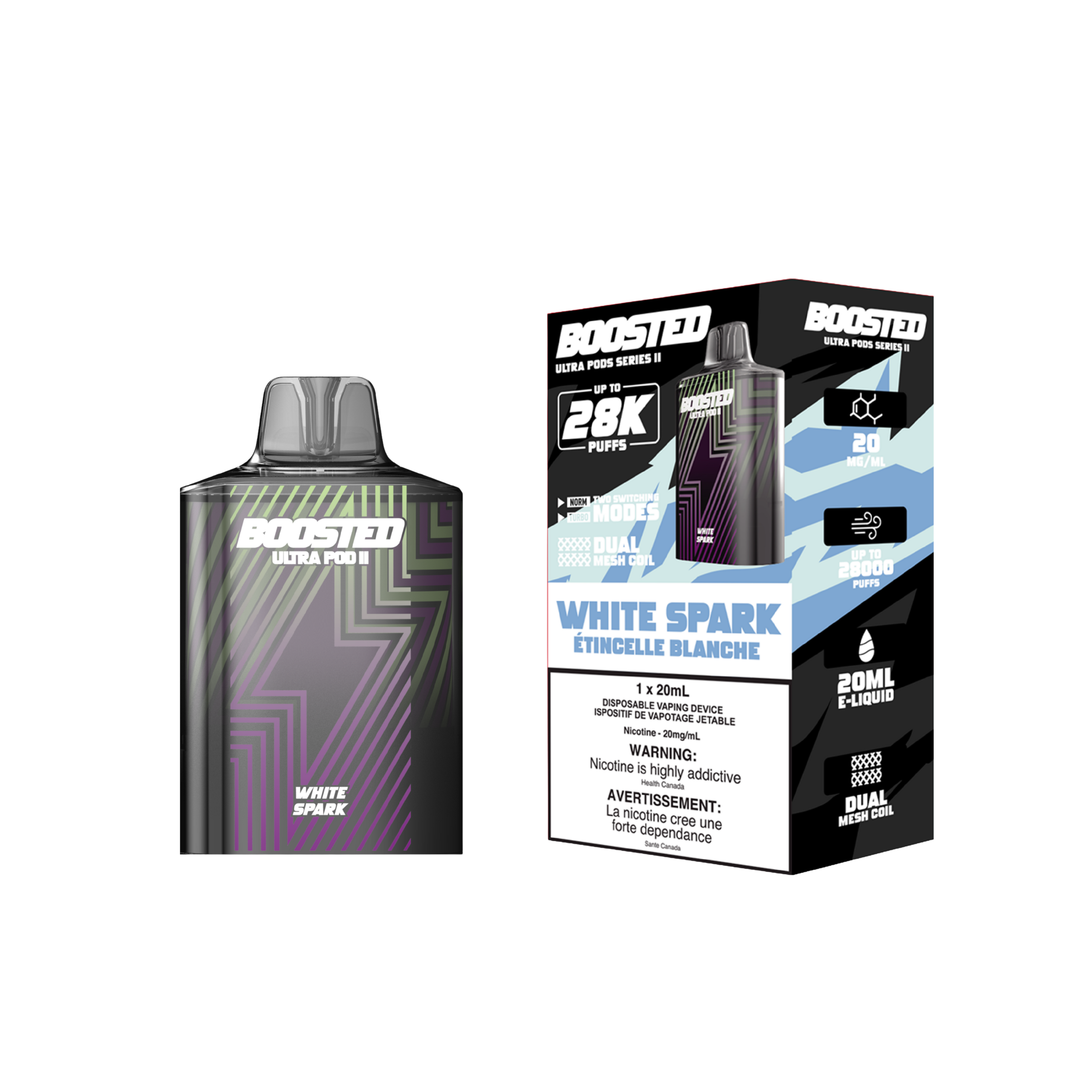 Boosted Pod: Ultra Series II - 28K Puff