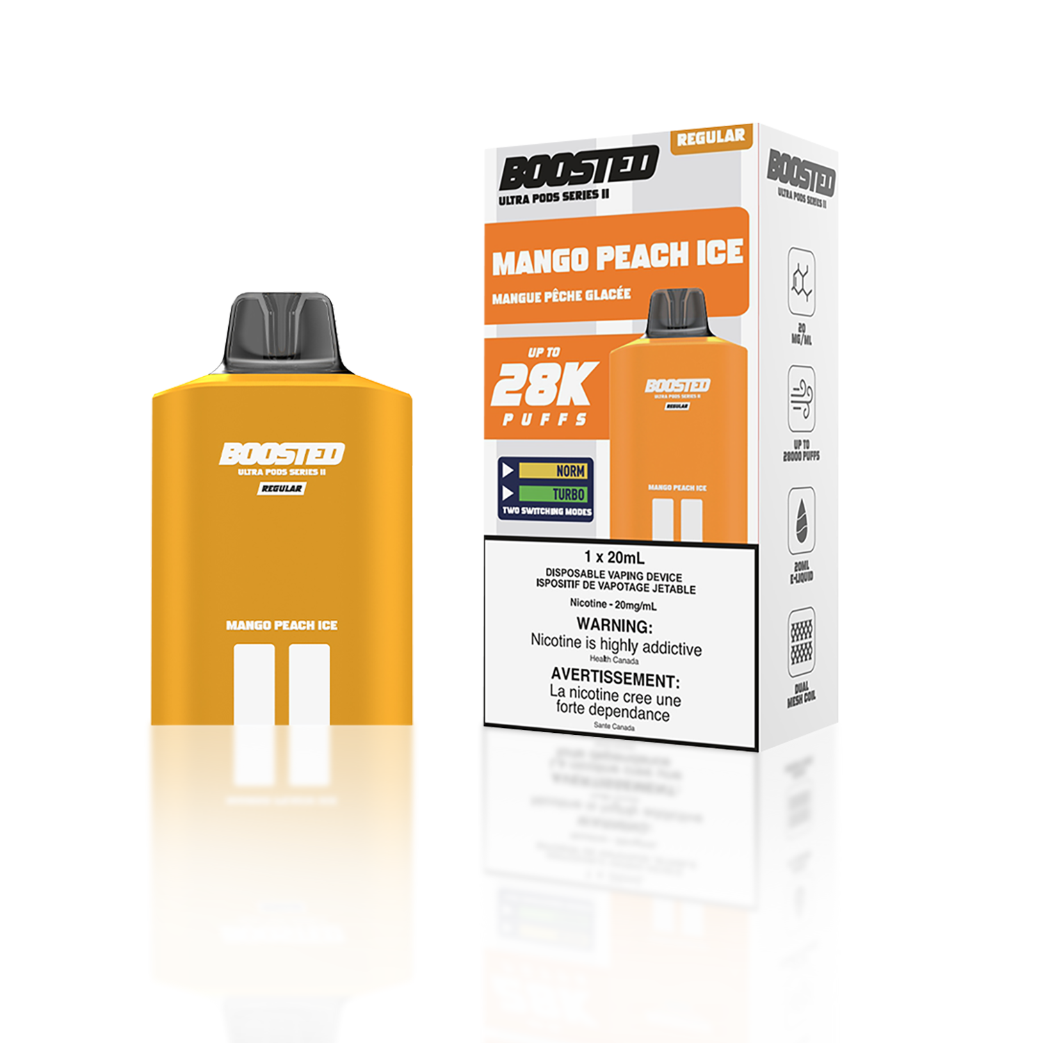 Boosted Pod: Ultra Series II - 28K Puff