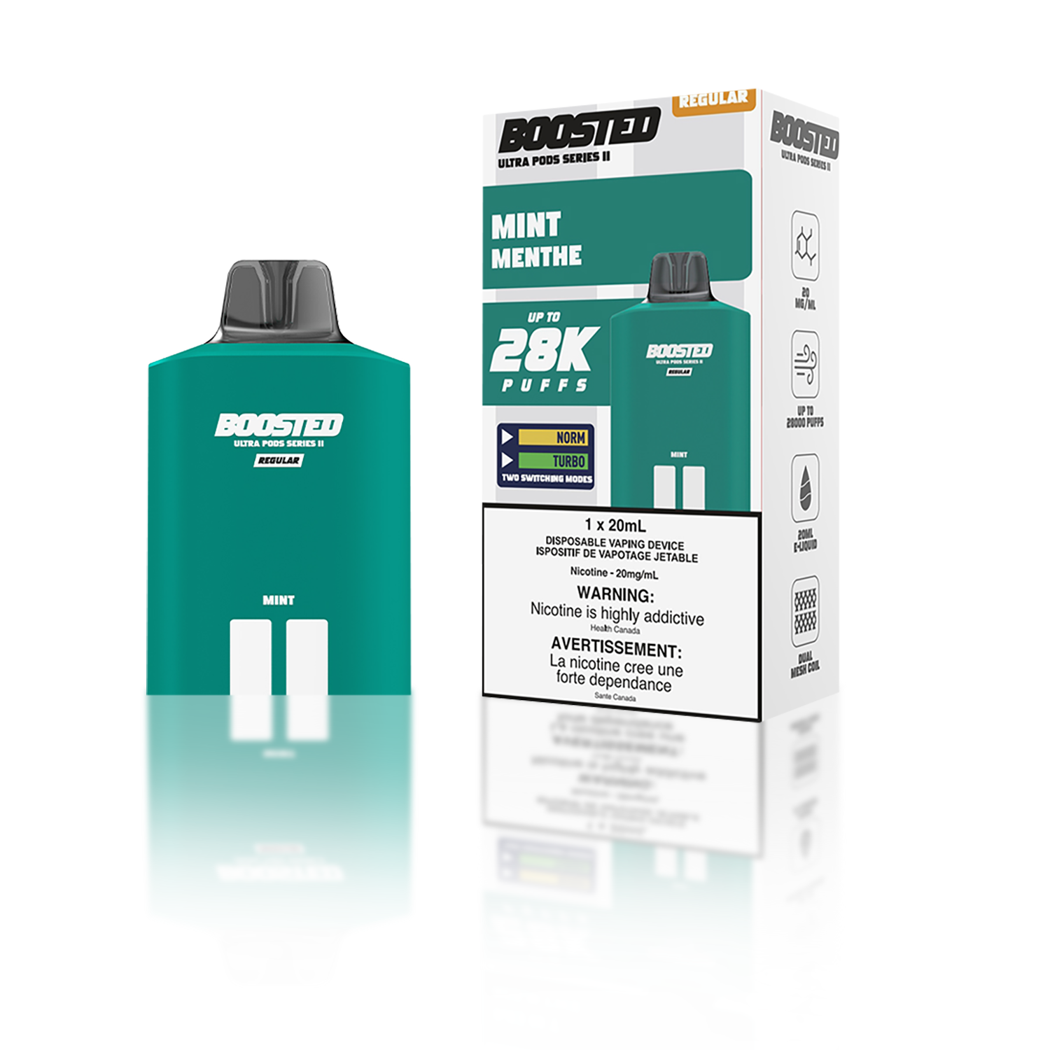 Boosted Pod: Ultra Series II - 28K Puff