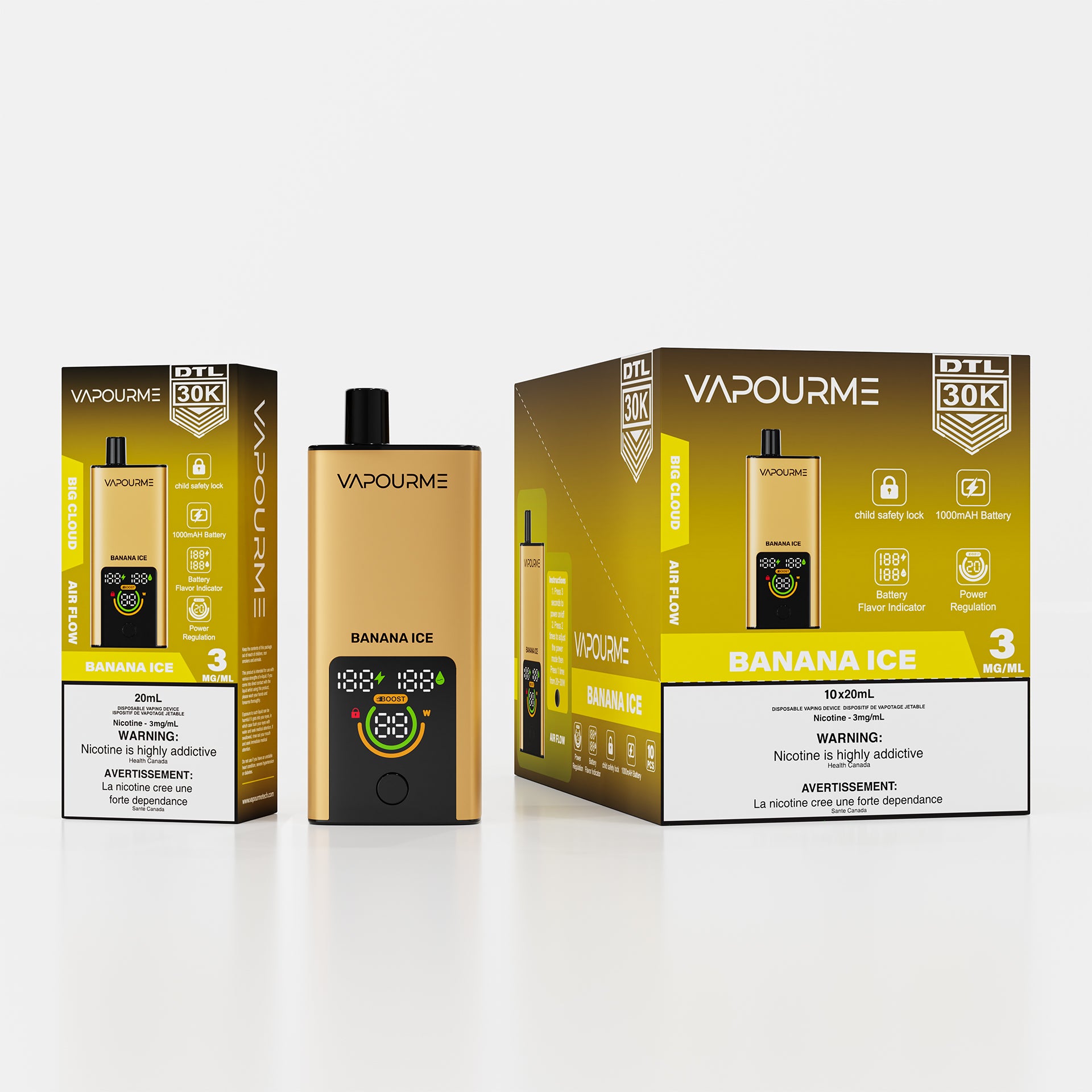 Vapourme DTL Disposable: 30K