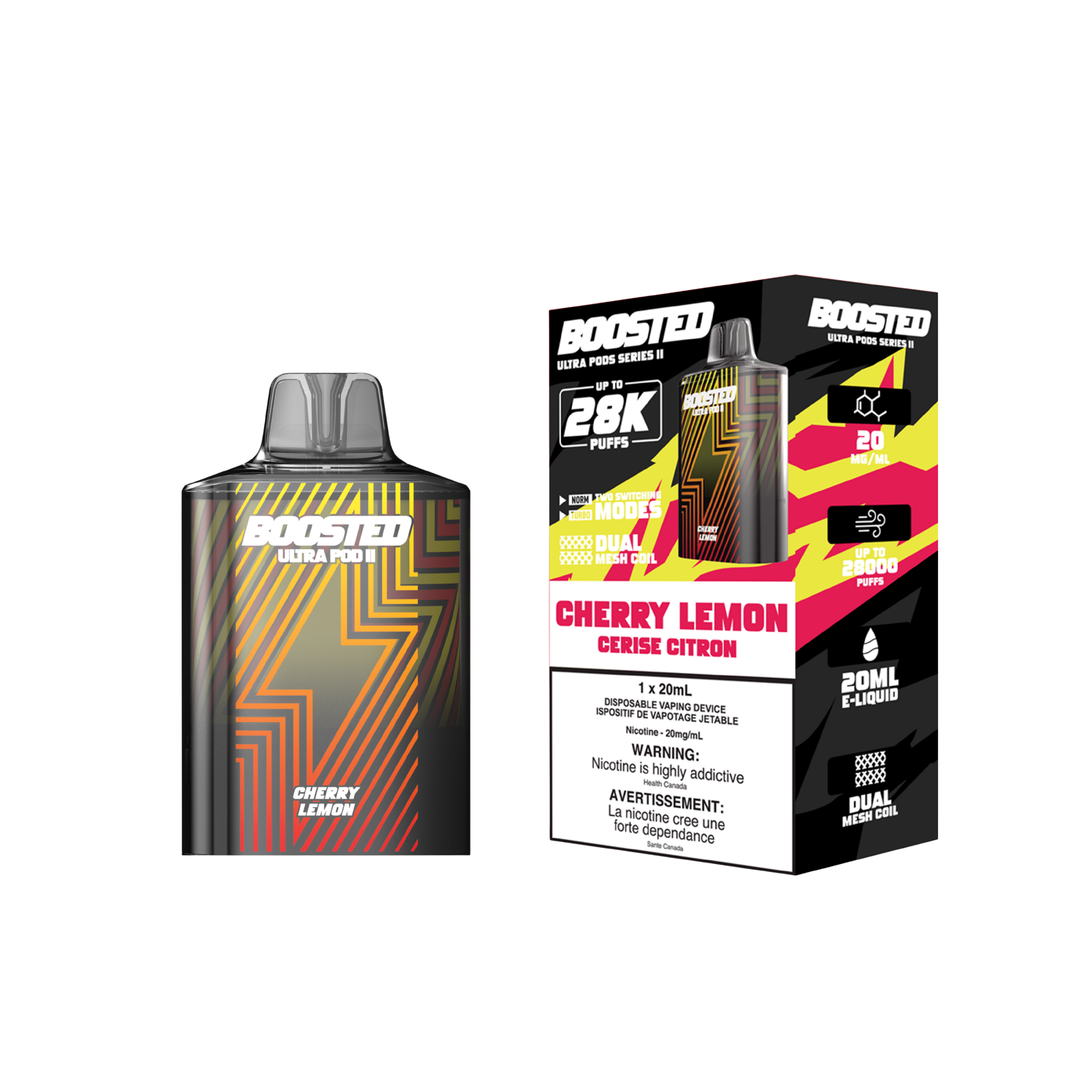 Boosted Pod: Ultra Series II - 28K Puff