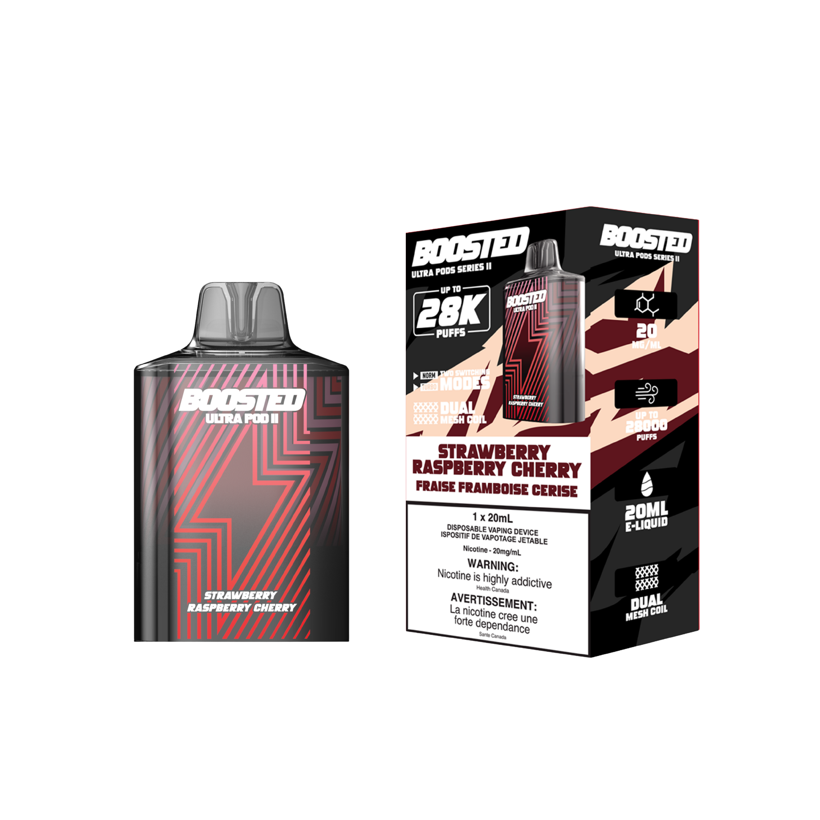 Boosted Pod: Ultra Series II - 28K Puff